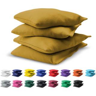 Gosports cornhole bønne poser sæt med 4 - regulering alt vejr - guld