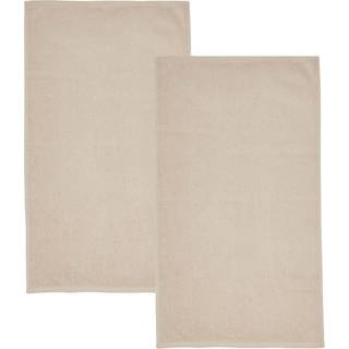 Catherine Lansfield Catherine Lansfield Set of 2 Natural 100% Cotton Anti Bacterial Bath Sheet Towels