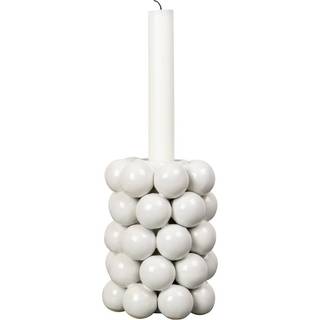 Byon Globe fyrfadsstage 13,5 cm Hvid
