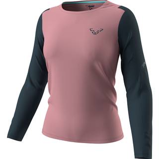 Dynafit Women's Transalper L/S Tee Funktionsshirt Damer størrelse XL farve pink