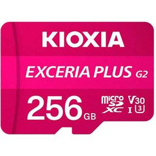 Kioxia EXCERIA Plus G2 MicroSD/SD - 100MB/s - 256GB