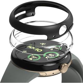 Ringke Slim Case (2-pack) Google Pixel Watch 3 41mm Matte Black & Clear