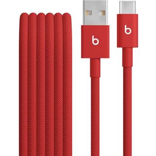 Apple Beats USB-A to USB-C Woven Cable (1.5 m / 5 ft.) - Rapid Red