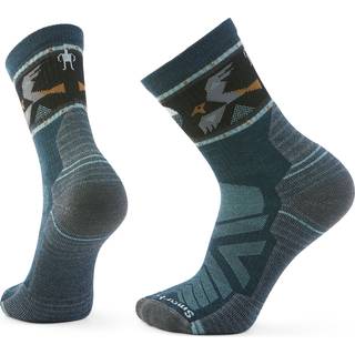 Smartwool Hike Light Cushion Soaring Mid Crew Sock Vandresokker størrelse L farve blå