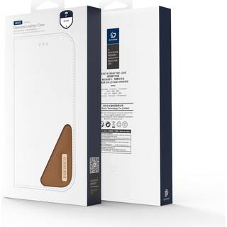 DUX DUCIS iPhone 16e etui med RFID-blokering - Brun