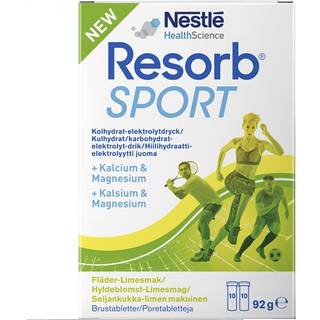 Resorb Sport Hyldeblomst-Lime Brus 2x10 st.