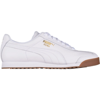 Puma Men's Roma Classic Gum Sneaker Puma White-Puma Team Gold 10