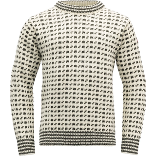 Devold Unisex Original Islender Wool Sweater Offwhite/Anthracite, OFFWHITE/ANTH., S