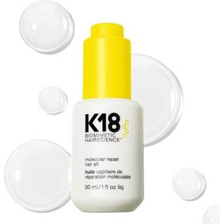 K18 Molecular Repair H?rolie V?gtl?s olie til st?rkere sundere h?r Velegnet til alle h?rtyper 0,34 Fl Oz