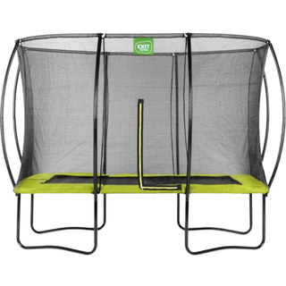 EXIT Silhouette Trampolin inkl. Sikkerhedsnet 214x305 cm, Grøn