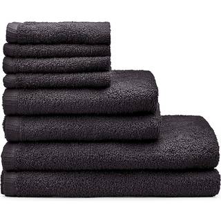 Catherine Lansfield Catherine Lansfield Black Quick Dry 100% Cotton Towel Set