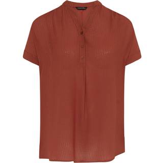 Evans Evans Half Placket Kortærmet Bluser