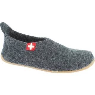 Living Kitzbühel Slippers Swiss Cross No. 4249 Hyttesko størrelse 37 farve grå