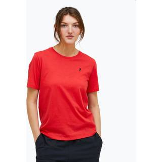 Peak Performance Women's Explore Graphic Tee T-shirt Damer størrelse XS farve rød