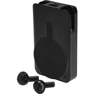 DENVER Powerbank + Bluetooth Earbuds - Black Powerbank - Sort - 5000 mAh