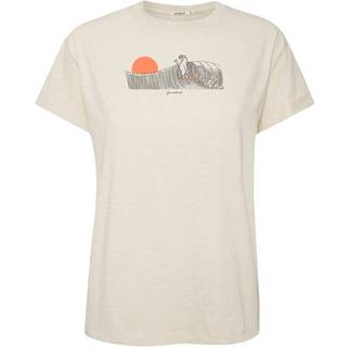 GreenBomb Women's Animal Sloth Waves Stop T-Shirt T-shirt Damer størrelse XS farve beige