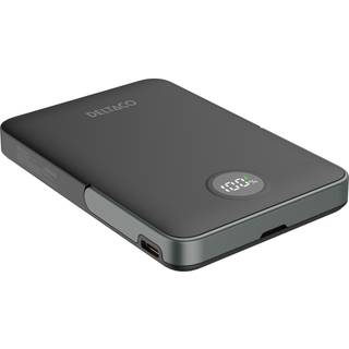 Deltaco Power Bank - 5000 mAh Powerbank - Sort - 5000 mAh