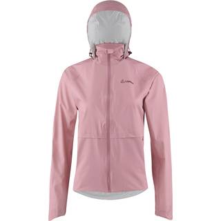 Löffler Women's Jacket with Hood Comfort Fit WPM Pocket Cykeljakke Damer størrelse 40 farve pink