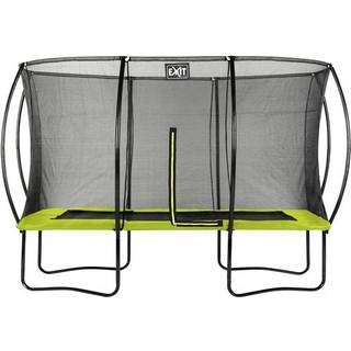 EXIT Silhouette Trampolin inkl. Sikkerhedsnet 244x366 cm, Grøn
