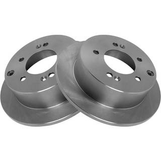 TRQ bageste bremseotorer sæt solid kompatibel med 2010-2013 Kia Forte Forte Koup Soul