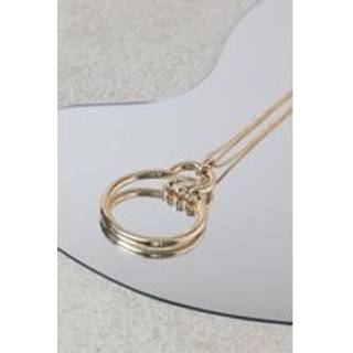 Jon Richard Jon Richard Tone Pave Long Pendant
