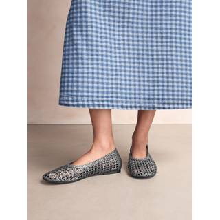 Next Forever Comfort lædervævede ballerinaer - EU 41 (UK 7)