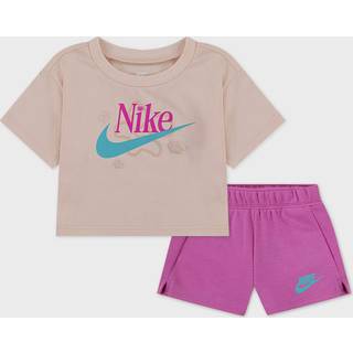 Nike Nike Pink Little Kids Wild Flower Top and Shorts Set