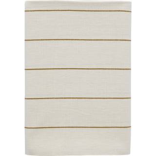 Södahl Line Dug - Offwhite/Gold - 140x220cm