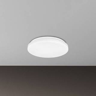 LED-loftlampe Elipso, hvid, plast, Ø 29 cm, 4000K