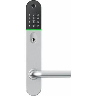 Jasa Company GUARD elektronisk dørlås til oval cylinder, 49  mm, rustfrit stål