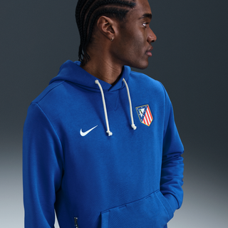 Atlético Madrid Standard Issue Nike Dri-FIT-pullover-fodboldhættetrøje til mænd - blå - XXL