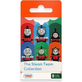 Thomas & Friends The Steam Team Collection – 6 lydkort til børn til brug med Yoto Player & Mini All-in-1 Audio Player, Skærmfri lytning med