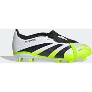 Predator League Fold-Over Tongue Firm/Multi-Ground støvler til børn - Cloud White / Core Black / Lucid Lemon - 29