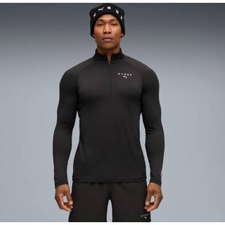 Men&#39;s Puma x HYROX Quarter-Zip Top, Black, Size XXL, Clothing - Black - XXL