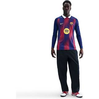 Langærmet FC Barcelona 2025/26 Stadium Home Nike Dri-FIT Replica-fodboldspillertrøje til mænd - blå - XL