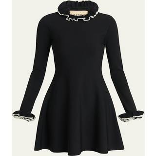 Valentino Ruffled minidress - black - S