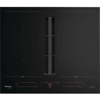 Hisense kogeplade med indbygget emhætte HEH6443BSCWF (60 cm)