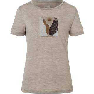 super.natural Women's Rio Grande Tee Merino-shirt Damer størrelse XL farve grå