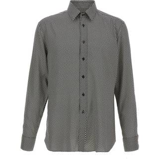 Tom Ford Polka-dot printed shirt - black - EU 42