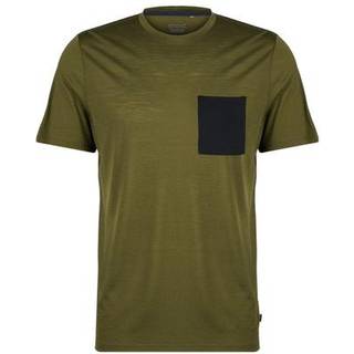 Stoic MerinoChill MMXX. Göteborg Pocket Tee Merino-shirt Herrer størrelse XXL farve olivengrøn