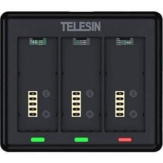 Telesin batterioplader til GoPro Hero 13 med tre kanaler