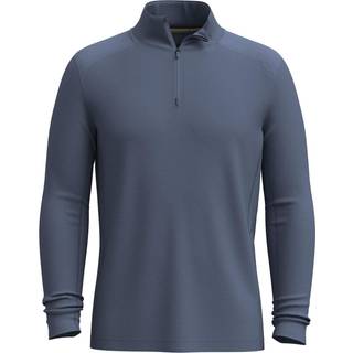 Smartwool Active 1/4 Zip Merino-shirt Herrer størrelse L farve blå