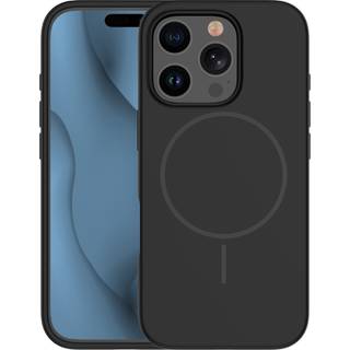 Silicone Thin Mag case for iPhone 16e black