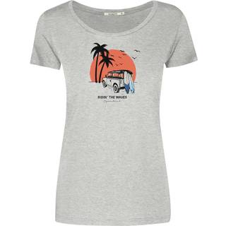 GreenBomb Women's Nature Beach Trip Loves T-Shirt T-shirt Damer størrelse XXL farve grå
