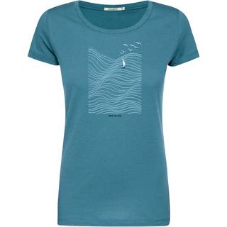 GreenBomb Women's Nature High Sea Loves T-Shirt T-shirt Damer størrelse XS farve turkis