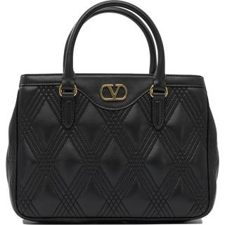 Valentino Garavani Quiltie 67 Small leather tote bag - black - One Size