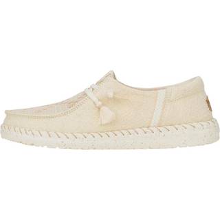 HeyDude Women's Wendy Funk Coastal Jute Sneaker Damer størrelse 39 farve beige