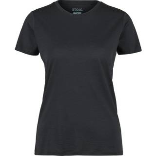 Stoic Women's Merino155 LaholmSt. T-Shirt Merino-shirt Damer størrelse L farve sort