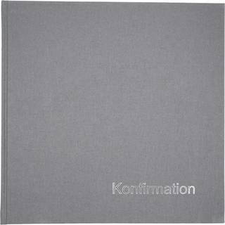 GB Grå 25x25 Konfirmations album m/DK tekst