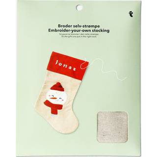 DIY Broderet strømpe